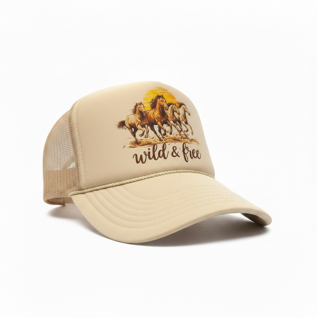 Wild & Free-Trucker Hat (foam)