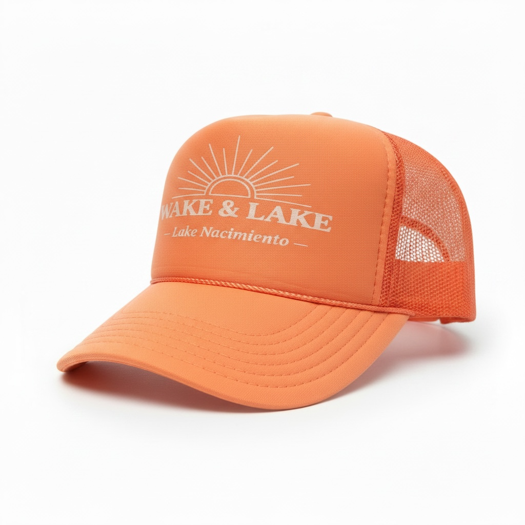 Wake & Lake Trucker Hat (foam)