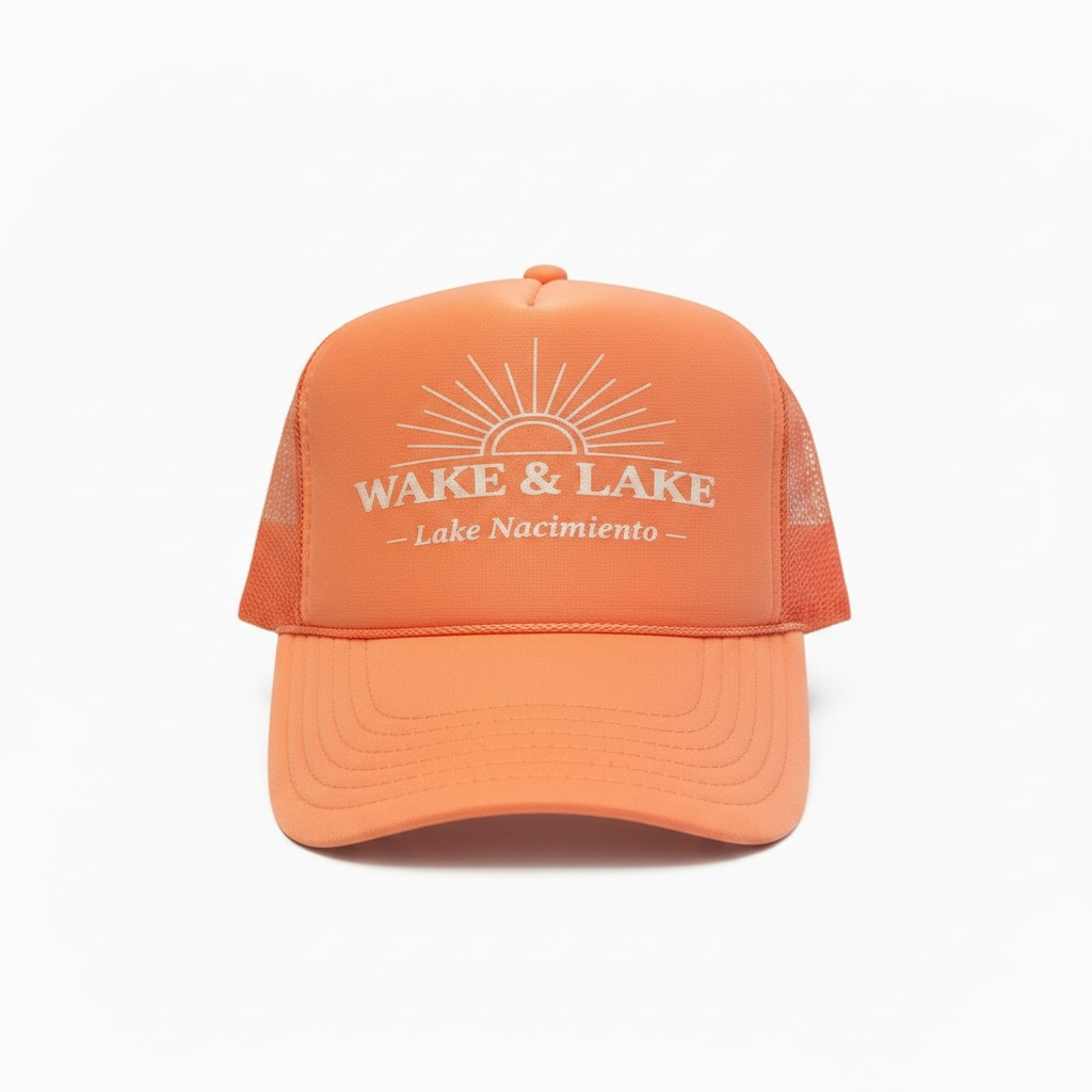 Wake & Lake Trucker Hat (foam)