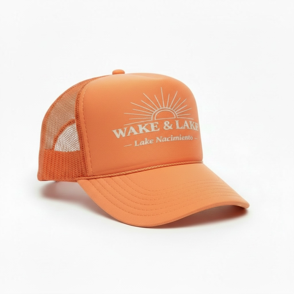 Wake & Lake Trucker Hat (foam)