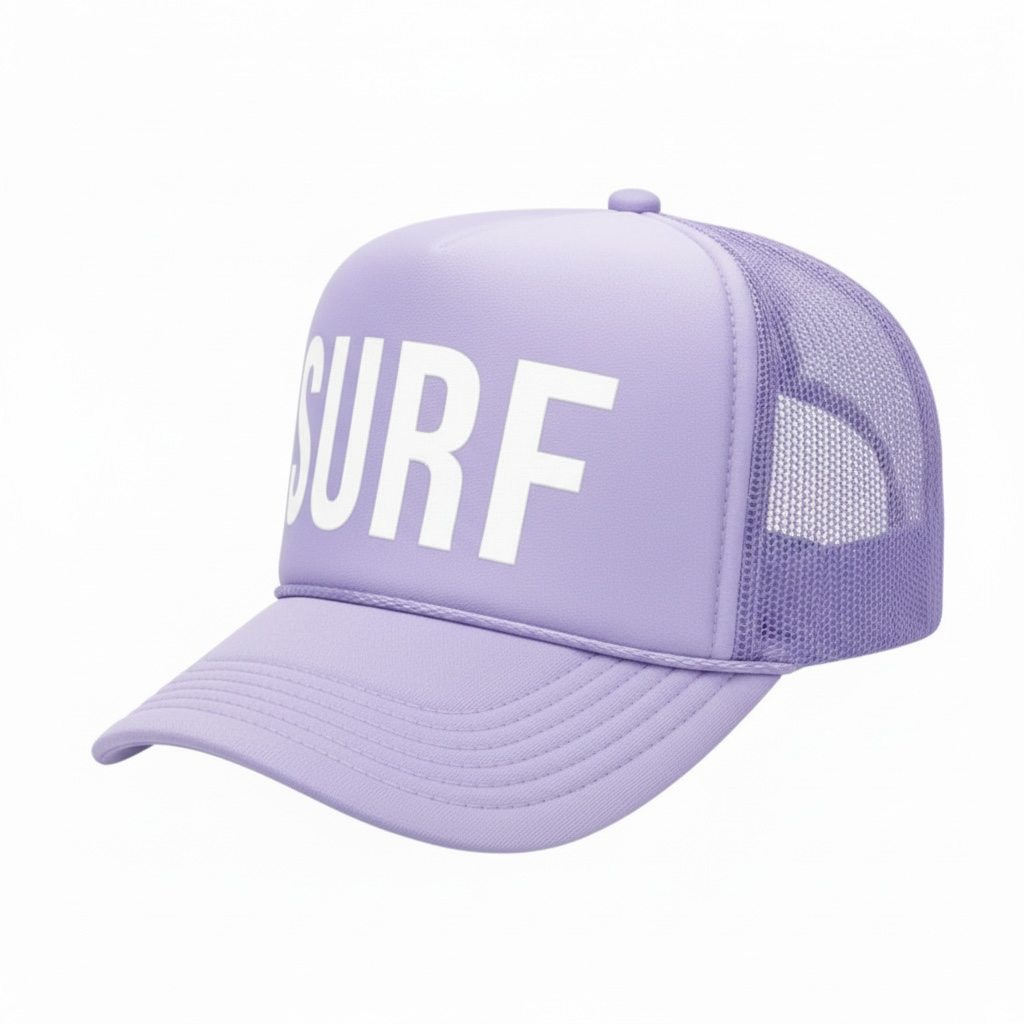 Lavender Surf Trucker Hat (foam)