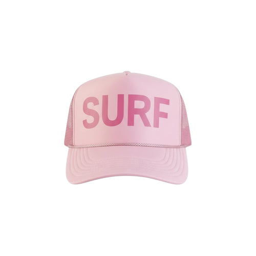 Dusty Rose Surf Trucker Hat (foam)